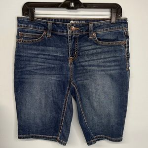 Stylus Dark Wash Denim Bermuda Short - 28/6